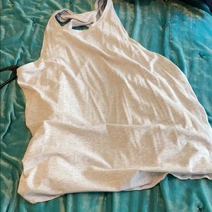 Lululemon heathered blue all tied up tank size 6